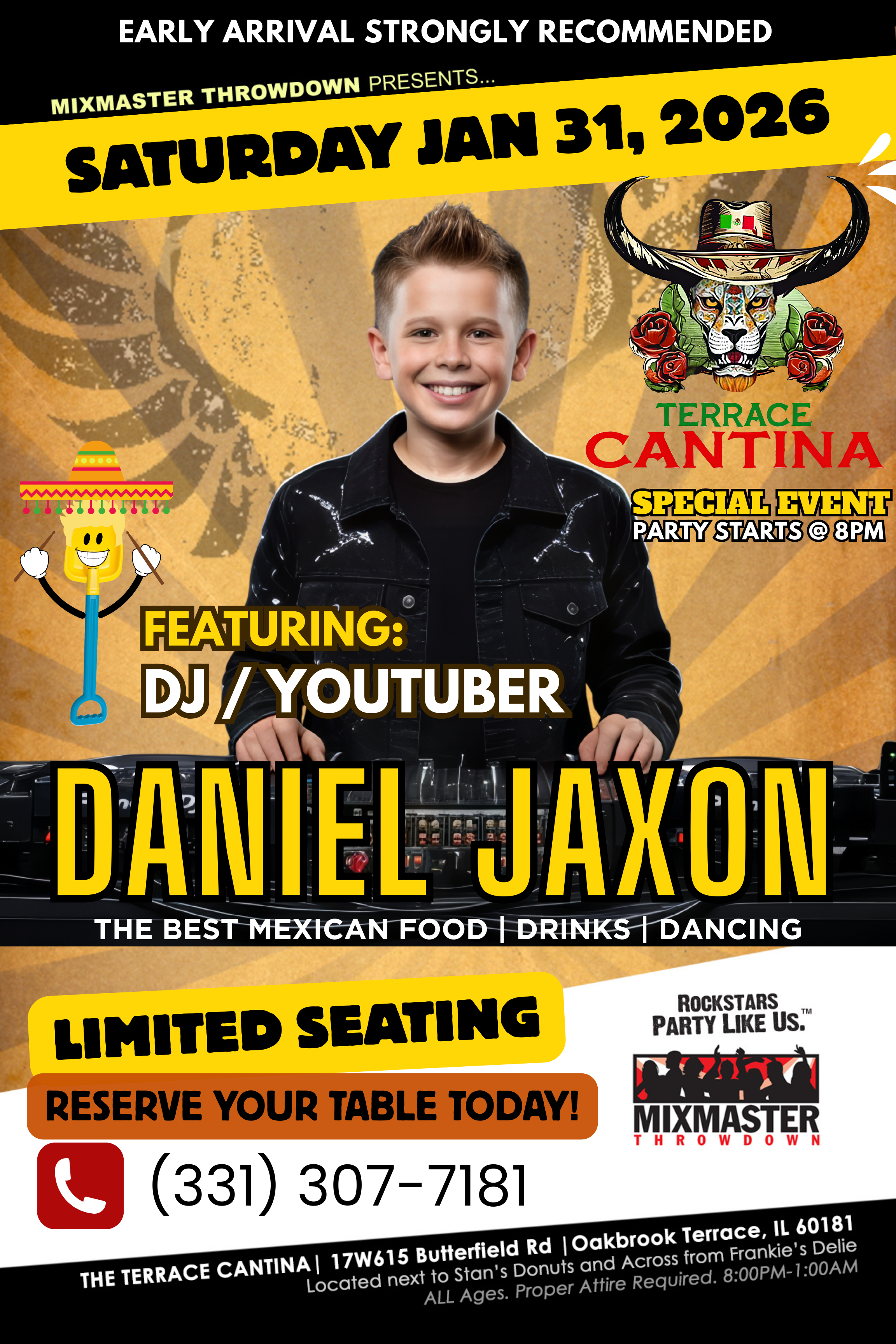 Daniel Jaxon at Terrace Cantina — Mixmaster Throwdown Event